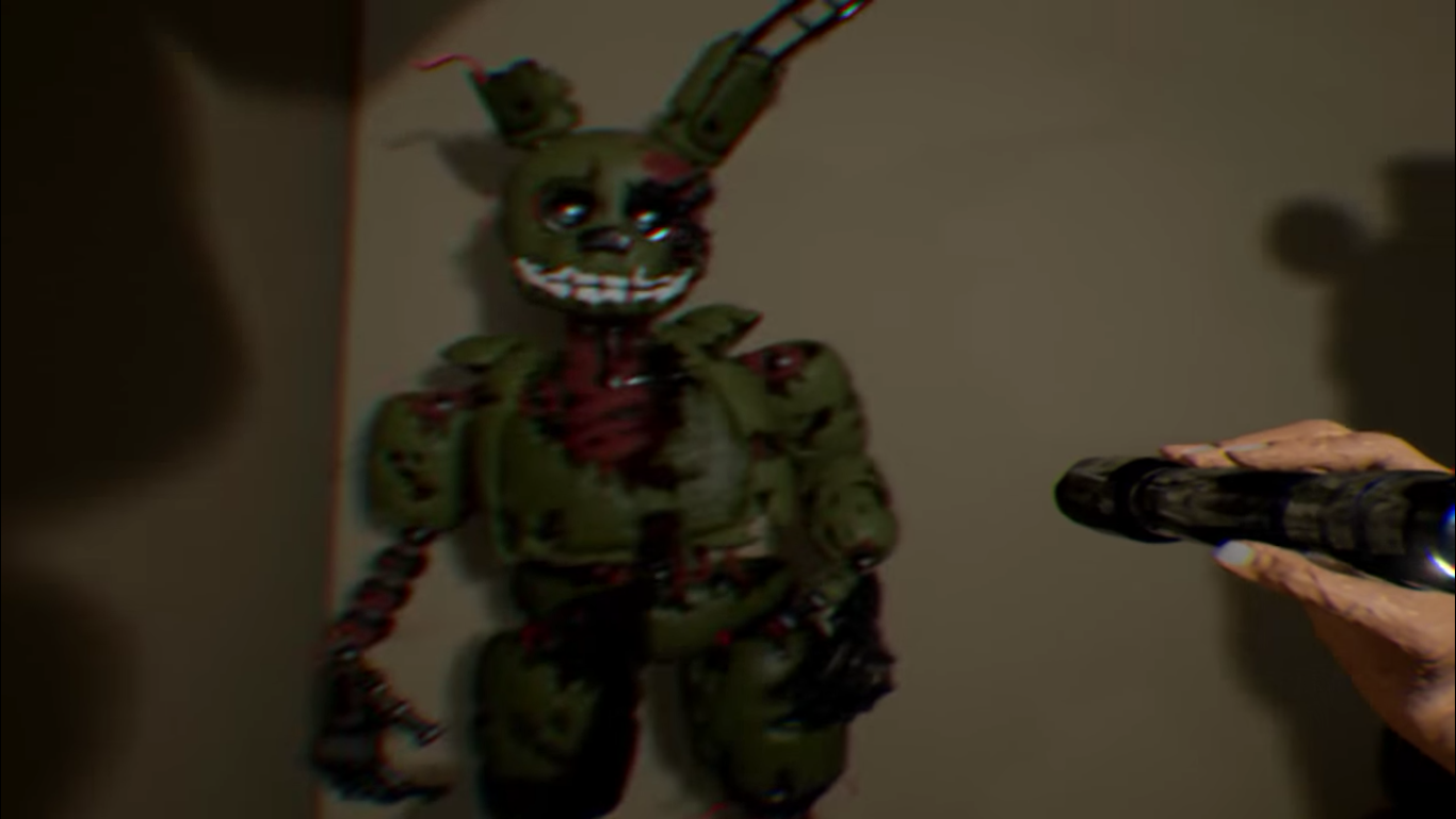 Nightmare Salvaged Springtrap  My own Custom Animatronic and inky