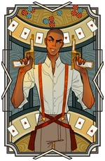 Illustration by Bon Orthwick for the Crooked Kingdom special edition