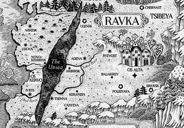 Ravka labeled map