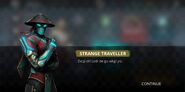 The Strange Traveller speaking in the Vigenère Cypher
