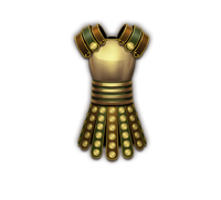 Armor gilded centurion