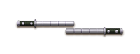 Weapon steel batons