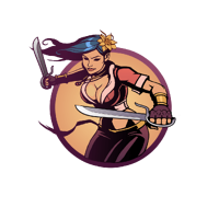 Girl butterfly swords