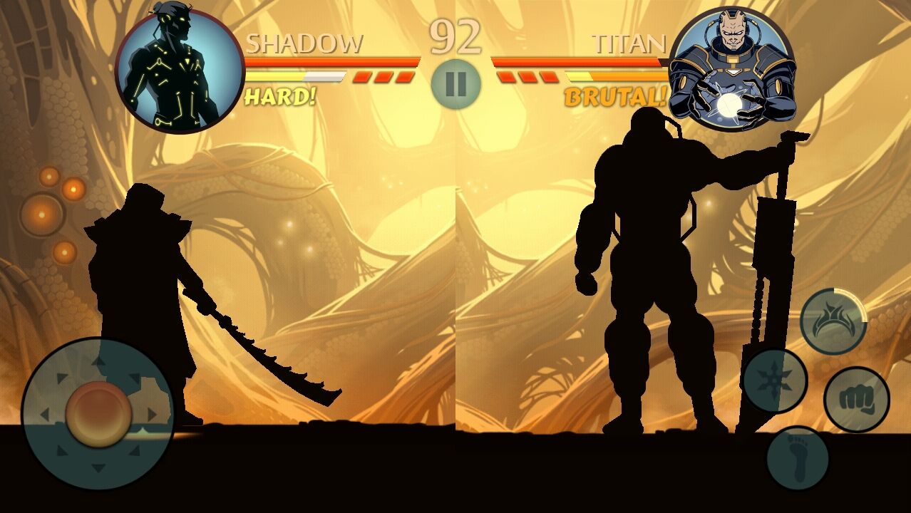 Shadow Fight 2. Regular Edition is SO MUCH HARDER! Feels Good to Start  Over. 