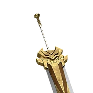 Giant Sword, an example of heavy weapon with high strength.