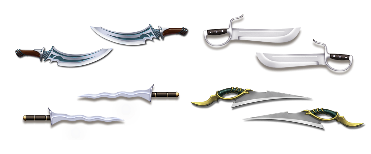 all weapons in regular shadow fight 2