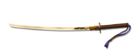 Weapon golden katana