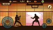 The training area in Shadow Fight 2.