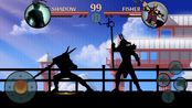 A fight in Shadow Fight 2