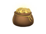 Bag coins