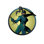 A ninja depicted with Blade Tonfas.
