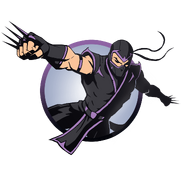 A ninja depicted with the Knuckles.