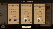 Daily Quests.