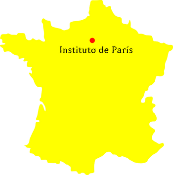 Mapa Francia Instituto de París