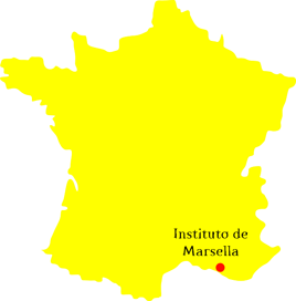 Mapa Francia Instituto de Marsella