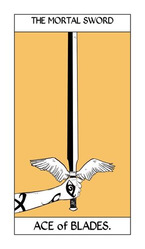 CJ Tarot espadas, 1 1