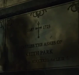 Sh218 Lápida de Keith Park 01