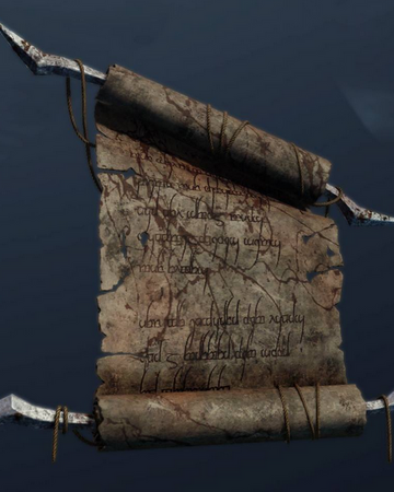 Pergamentrolle Eines Boten Mordors Schatten Wikia Fandom