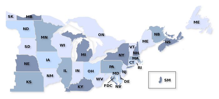 Overview UCAS states