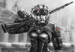 Commission - Shadow Runner Shadow runner, Shadowrun, Cyberpunk character