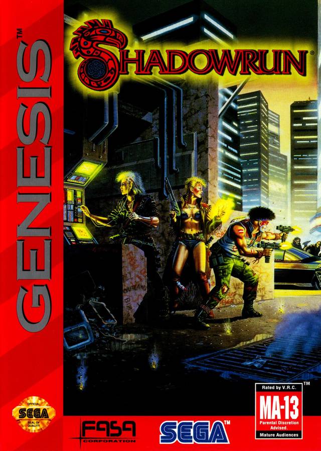 Shadowrun snes cover 1994 : r/RetroFuturism