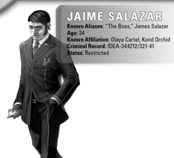 Jaime Salazar, Olaya Cartel from Shadowrun Sourcebook, Ghost Cartels