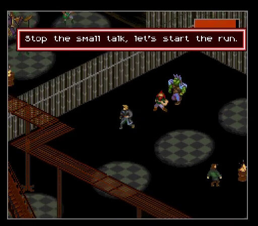 Docks, SNES Shadowrun