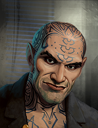 Male Ork Shadowrunners Portraits from Shadowrun Returns and Shadowrun  Dragonfall. Shadowrun Portrait Posts