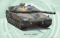 Altay MBT from Shadowrun Sourcebook, EuroWar Antiques