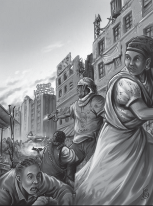 Area Boys, image (Shadowrun Sourcebook, Feral Cities)