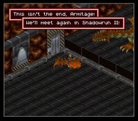 Drake claiming to meet Jake again in Shadowrun II.