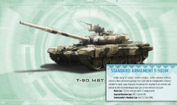 Neo-Soviet T-90 MBT from Shadowrun Sourcebook, EuroWar Antiques