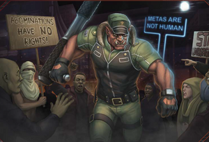 Troll Security Guard from Shadowrun Sourcebook, The Complete Trog.png