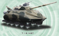 Neo-Soviet T-18 MBT from Shadowrun Sourcebook, EuroWar Antiques