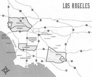 Los Angeles, 2050s from Shadowrun Sourcebook, California Free State