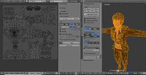 Blender UV map