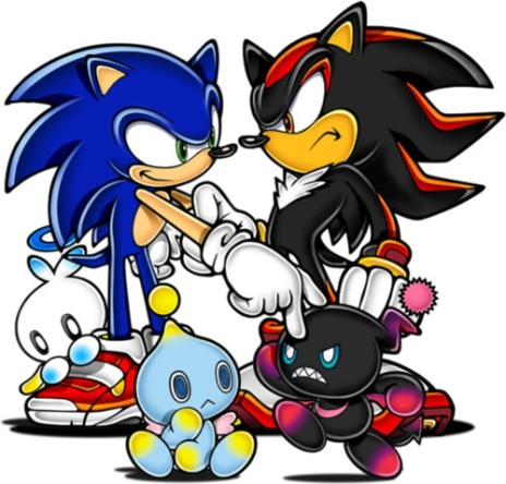 Sonic Chao Sonic, Sonic and shadow, Game art