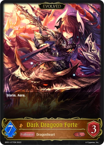 Dark Dragoon Forte/Shadowverse: Evolve | Shadowverse Wiki | Fandom