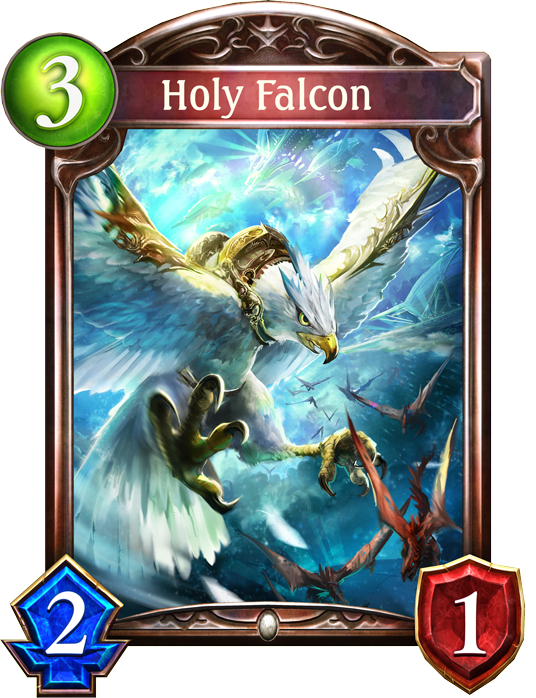 Shadowverse E33-Holy Falcon Holyflame Tiger by GiuseppeDiRosso on