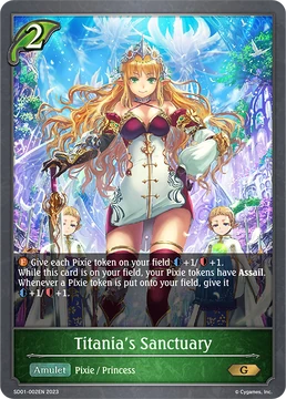 Titania's Sanctuary/Shadowverse: Evolve | Shadowverse Wiki