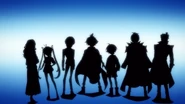 The Seven Shadows silhouetted.