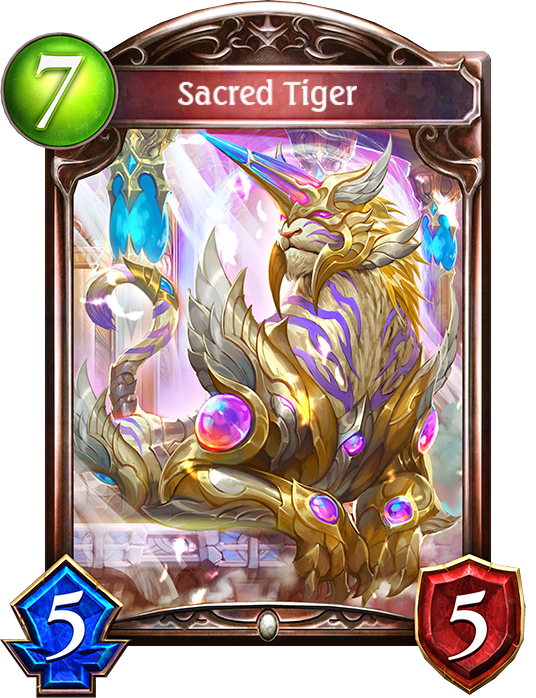 Shadowverse E33-Holy Falcon Holyflame Tiger by GiuseppeDiRosso on