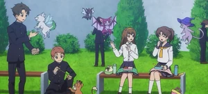 Students of  with their Digital Friends.