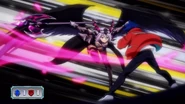Harbinger of the Night attacking Light Tenryu's leader.