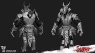 Mezu armor 3D model