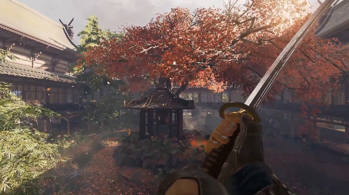 Shadow Warrior sword, shooting gameplay video