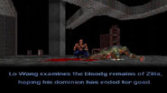 Zillas's death in Wanton Destruction.