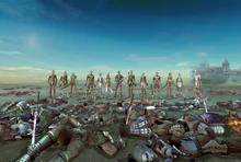 Alcuni membri dell'Alleanza della Luce che hanno appena ucciso degli esponenti della fazione dell'.