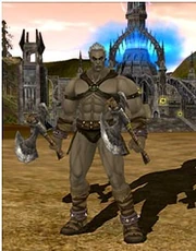 Un nordein della  dei  che impugna delle .