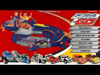 Shake and go crash ups race track clearance